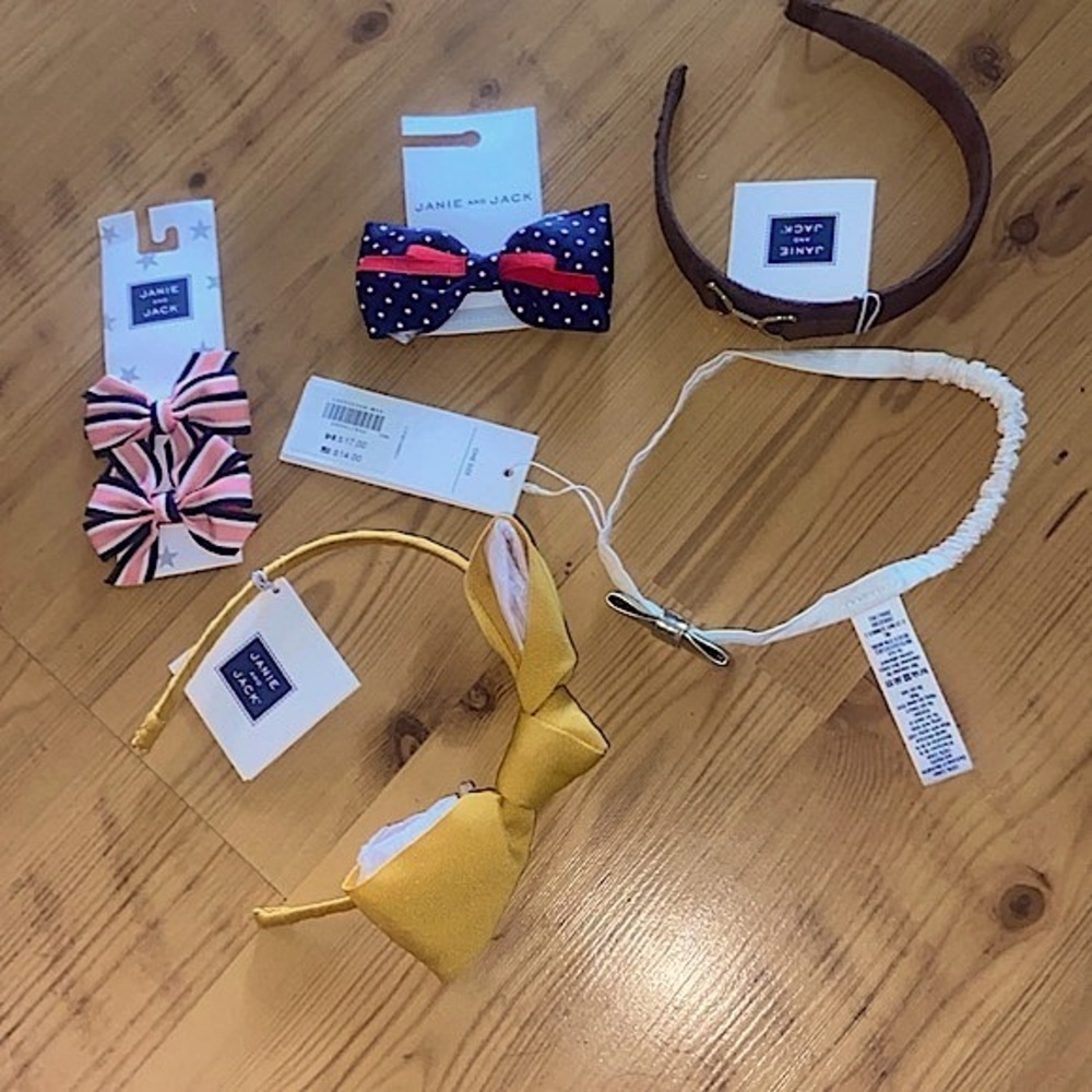 Janie and Jack 5 piece hair accessories